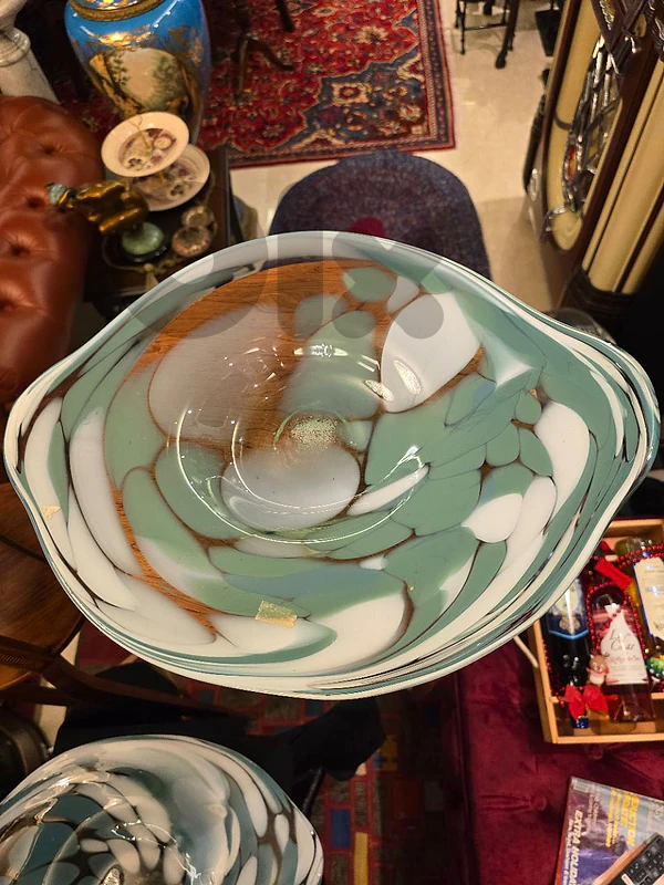 صحون ايطالي اصلي  مودرن من اهم الصناعة الازاز مورانو