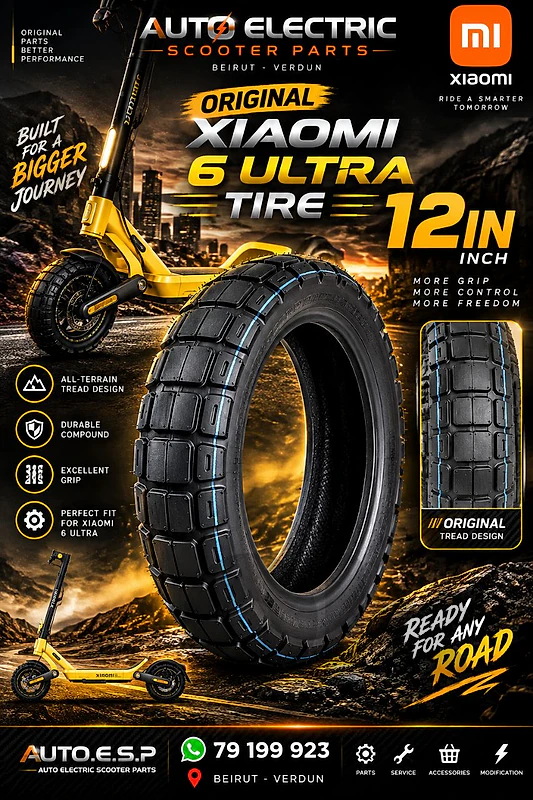 electric scooter orginal Xiaomi 6 ultra tire