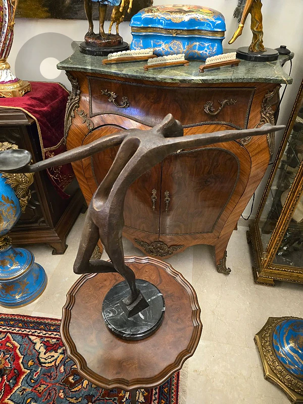 تماثيل برونز set of 3 pieces من الروائع قاعدة رخام