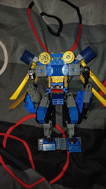 lego ninjago jay electro mech +zx lloyd(missing some parts)