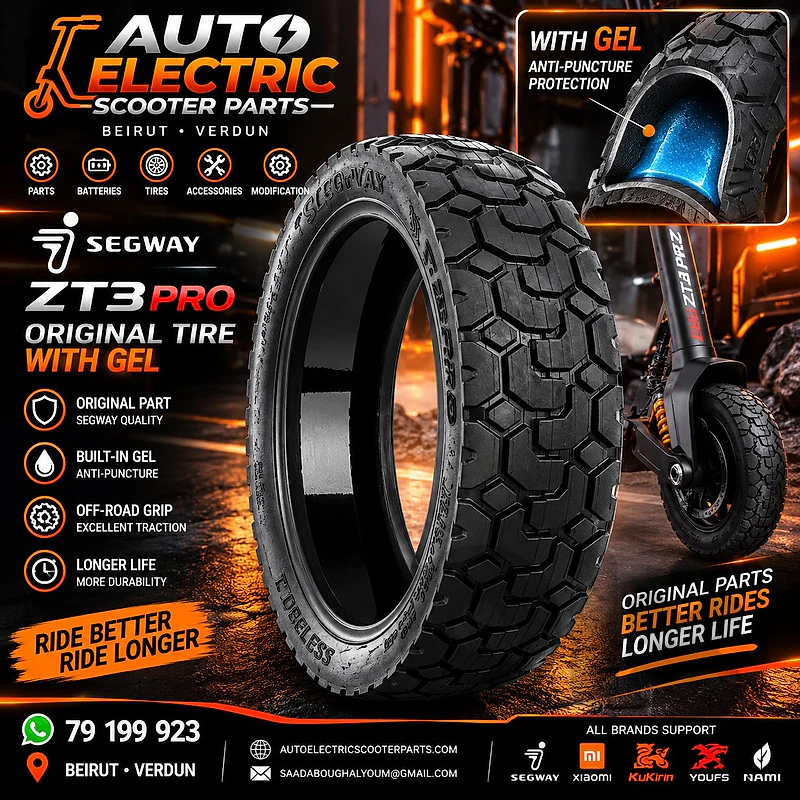 electric scooter orginal Segway zt3pro tire with gell