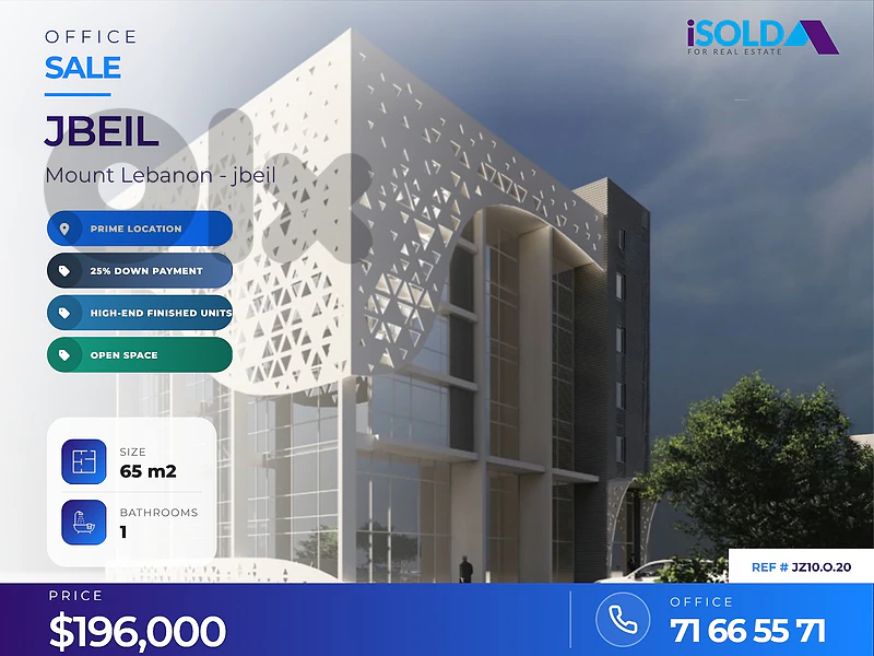 Invest in Premium Office Spaces | In The Heart Of Byblos