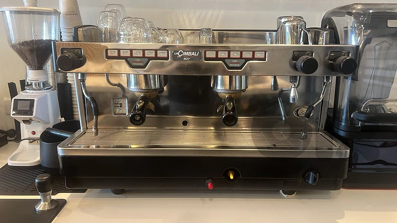 cimbelli machine + automatic grinder