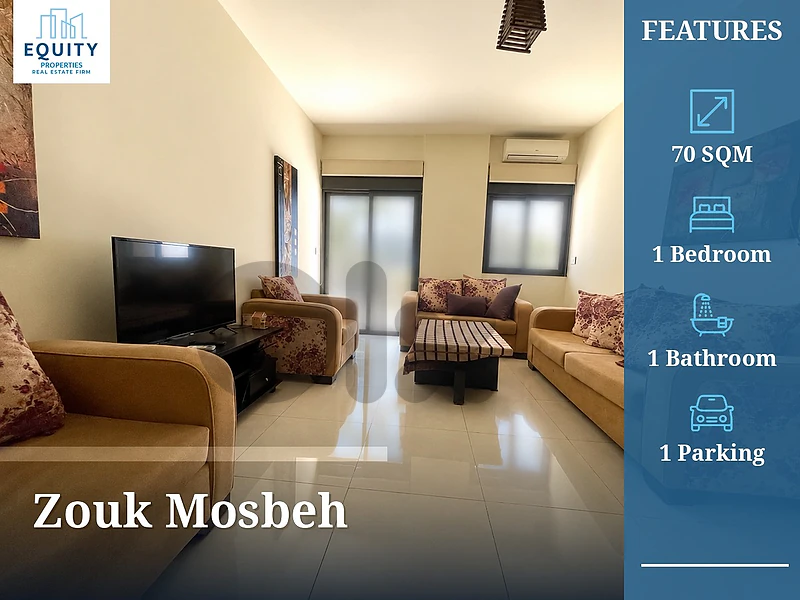 Furnished 70 SQM Apartment For Rent In Zouk Mosbeh #RK25925