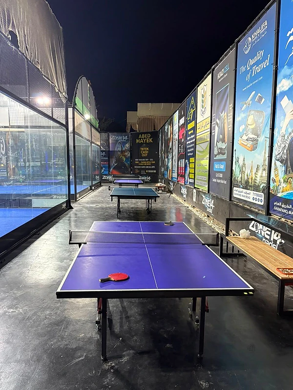indoor pingpong table طاولة بينغ بونغ داخلية