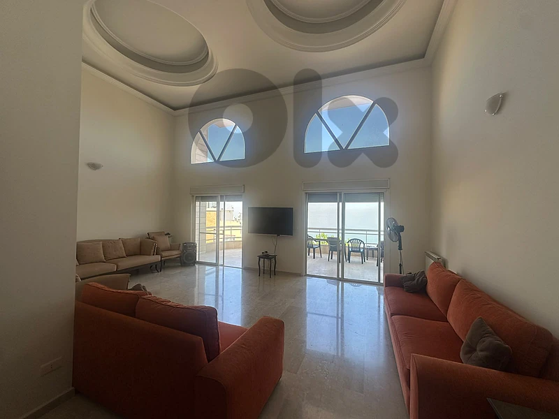 Prime location Duplex for sale in Ain Saadeh Open sea view