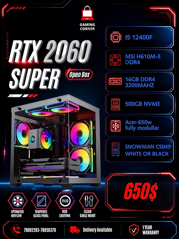 New GamingCase With 2060super