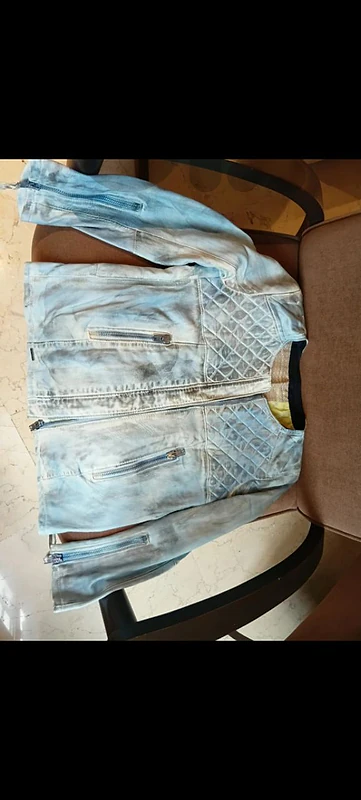 SWORD size M vintage leather biker jacket