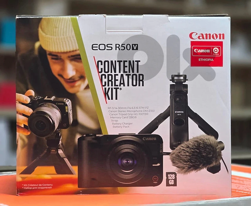 Canon EOS R50 V Content Creator Kit – جديدة
