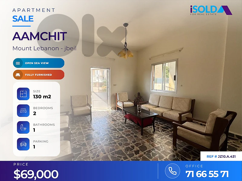 Furnished Apartment for sale In Amchit