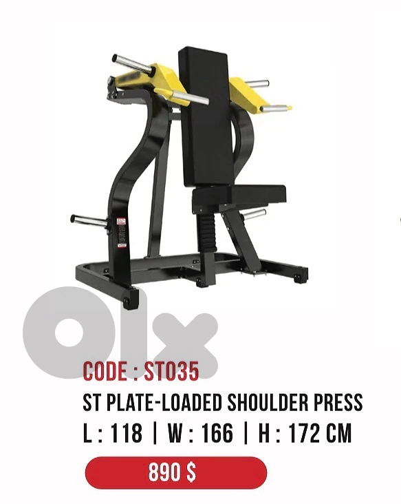 ST Fitness Plate Loaded machine