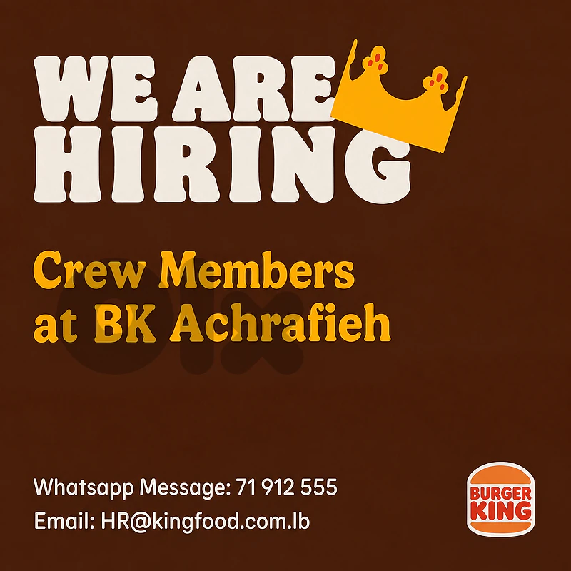 Crew Members - Burger King Achrafieh
