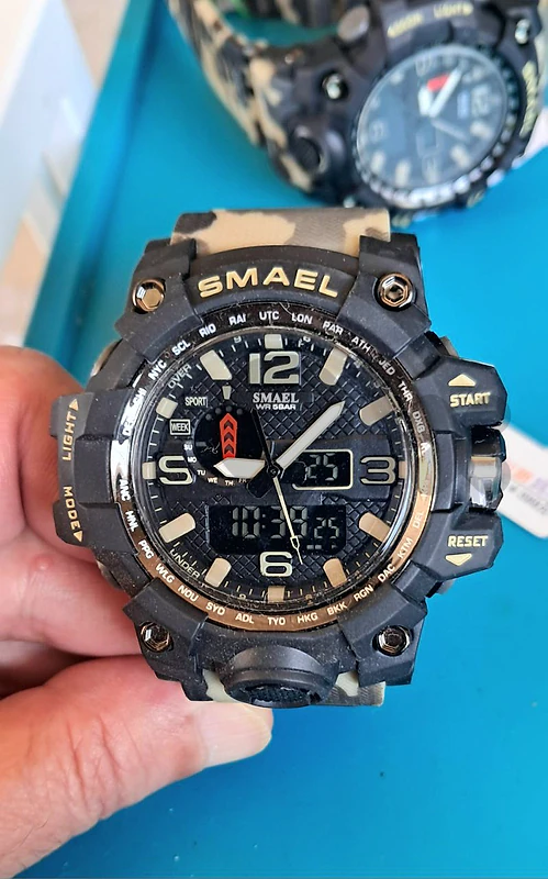 Dual Display Camo Sport Watches