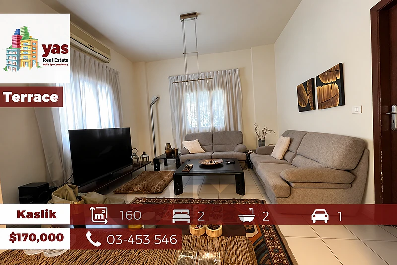 Kaslik 160m2 | Terrace | Well Maintained | Prime Location | EH |