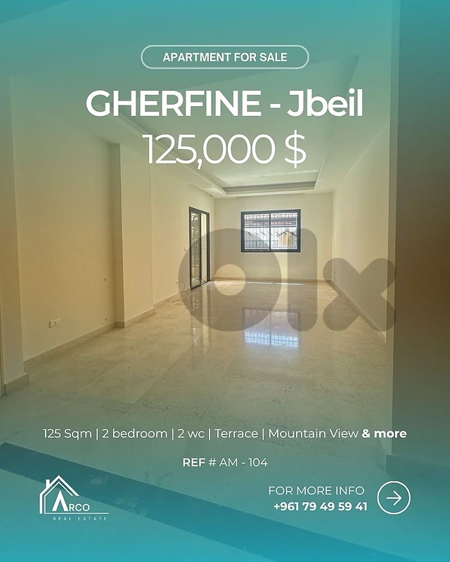 Catchy apartment for Sale In Gherfin- Terrace (Am104)