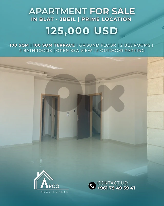 Prime LocationApartment for Sale with Terrace (JbAp121)