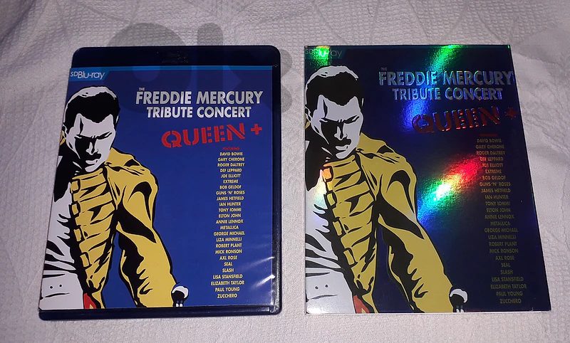 Queen Freddie Mercury tribute  feat. metallica guns n roses blu ray