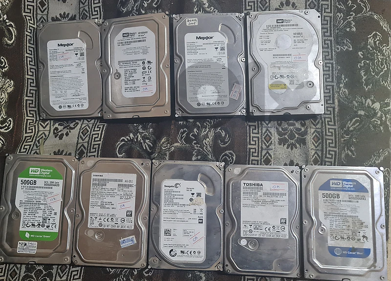 HDDs used perfect condition