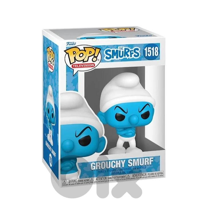 Grouchy smurf funko