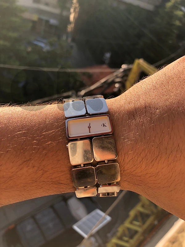 CK Calvin Klein Watch Swiss made le original for woman ساعة و اسوارا