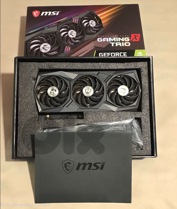MSI GeForce RTX 3070 Gaming X Trio 8GB – With Box MSI GeForce RTX 3070 Gaming X Trio 8GB – With Box