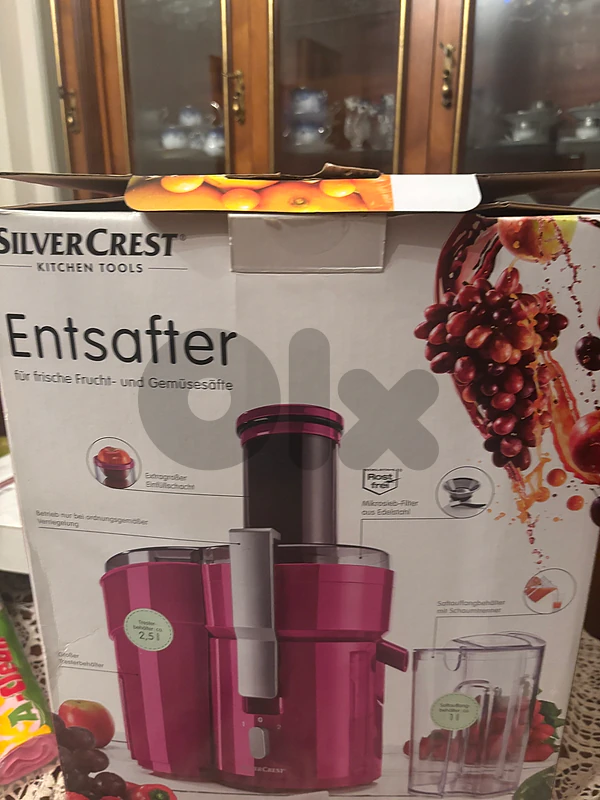 عصارة فواكه وخضار كهربائية SilverCrest – سعة 2.5 لتر – استعمال خفيف