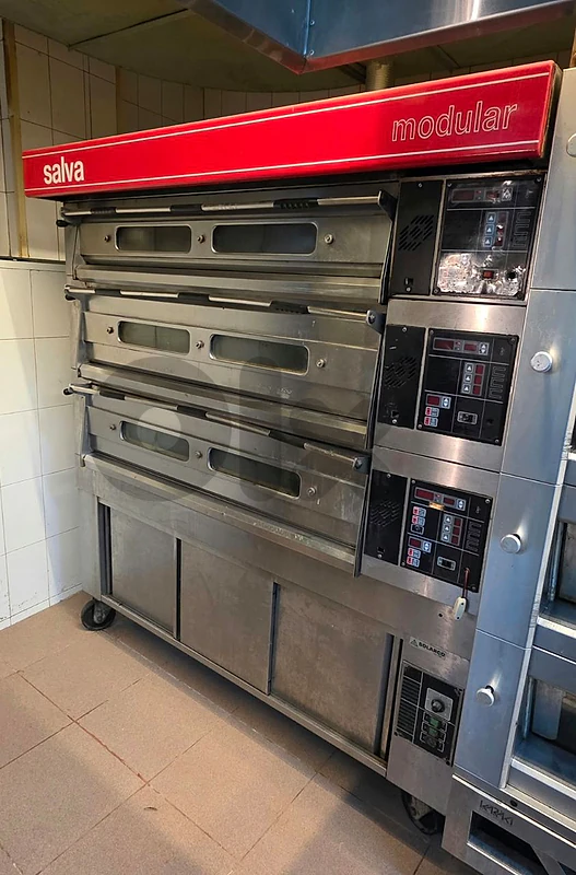 salva 3 layer deck oven