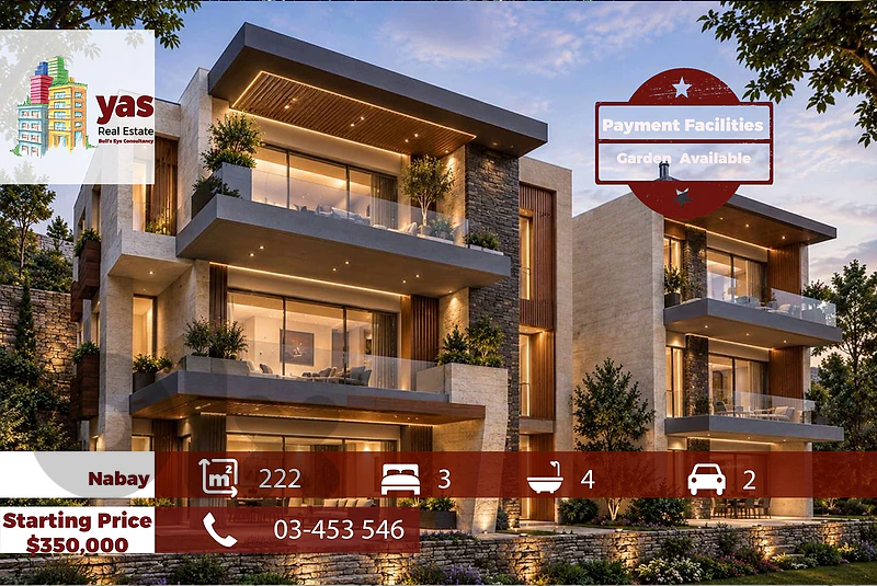 Nabay 222m2  | Garden Available | Payment Facilities | Calm | TCH