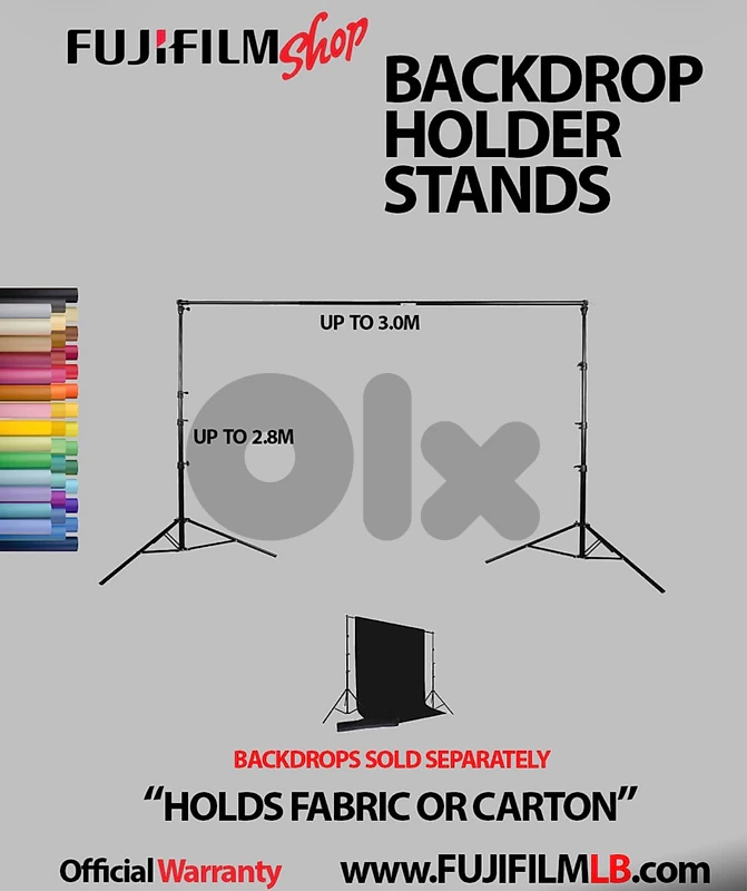 Backdrop and Stand