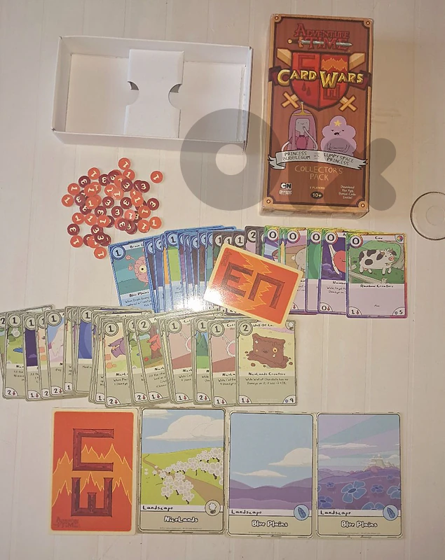 Origianl Adventure Time Card Wars cartoon Network Collection