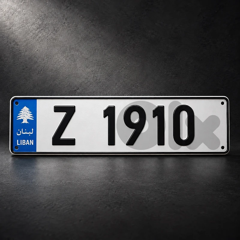 4 digits plate number