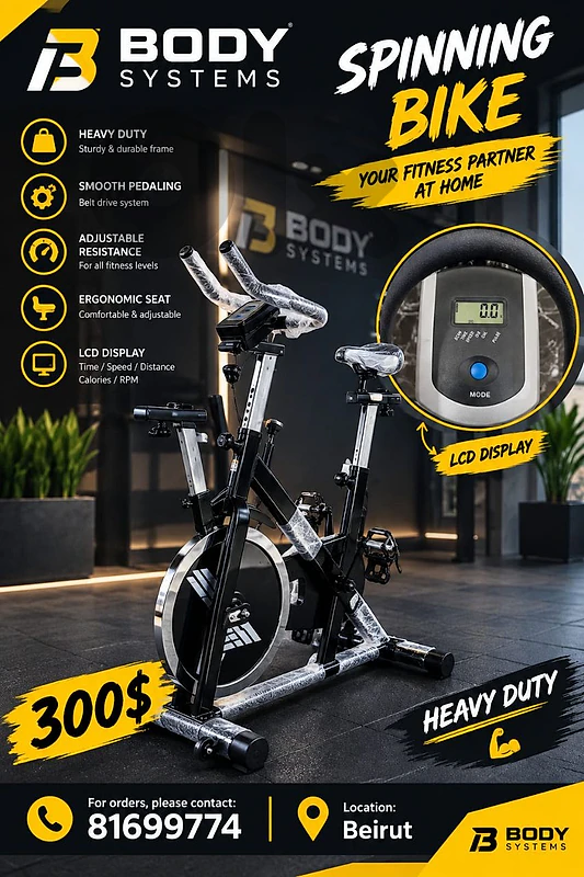 spinning bike body systems