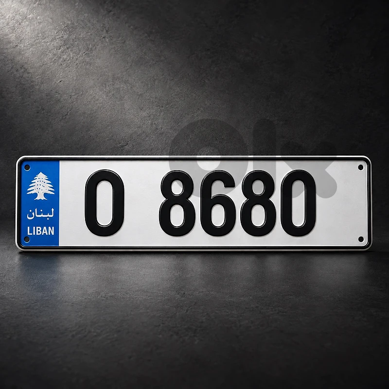 4 digits number plate