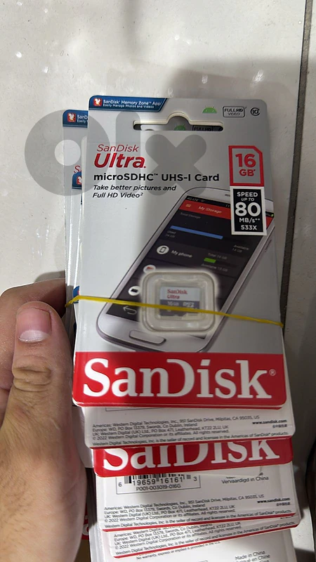 Sandisk ultra micro card 16gb 80mbs