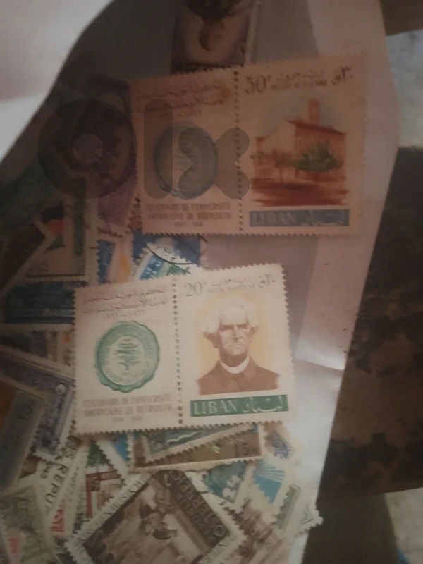 150 old stamps collection
