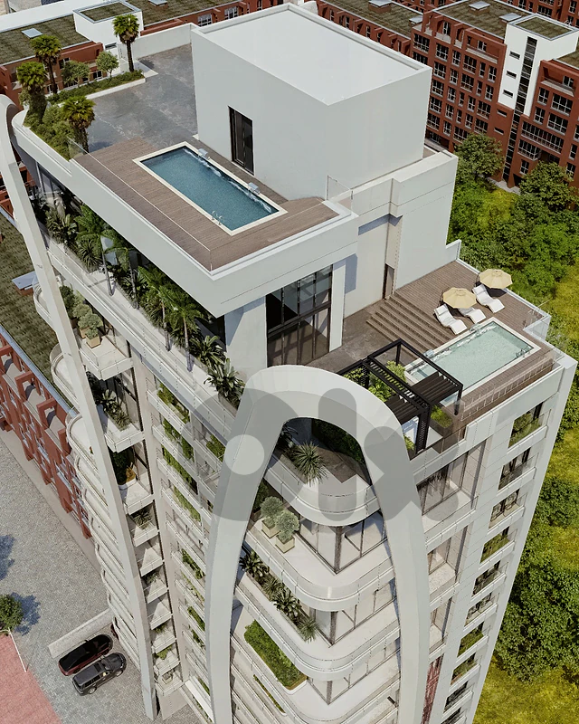 Luxury Residential under construction Project in Rawcheمشروع سكني فاخر