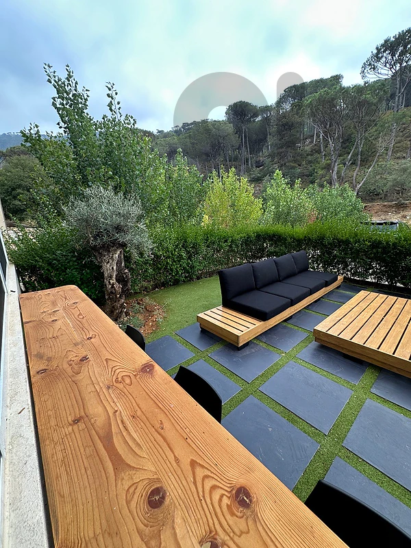 designer 2 bedrooms garden apartment | jiwar baabdat