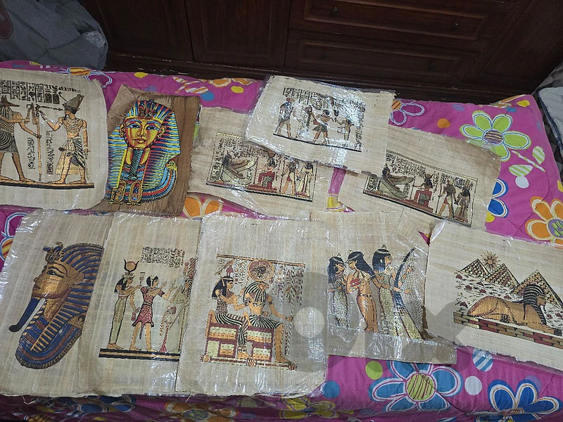 old Egypt scripture drawings