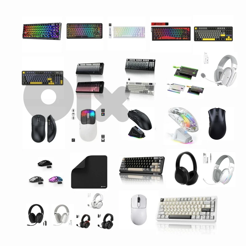 Attack Shark Keyboard, Mouse, Mousepad, Headset