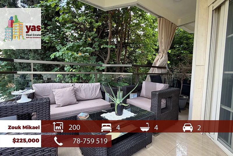 Zouk Mikael 200m2 | Sea View | High End | Calm Area | EH/IV Zouk Mikael 200m2 | Sea View | High End | Calm Area | EH/IV