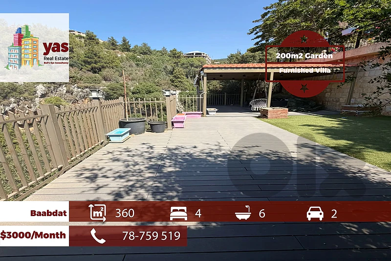 Baabdat 360m2 | 200m2 Terrace | Prime Location | Prime Location | TCH