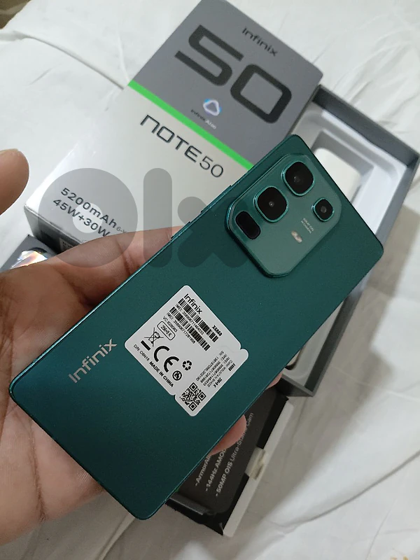 infinix note 50 8+8ram 256gb like new 180$