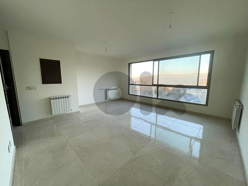165 SQM Prime Location Apartment in Bikfaya + Mountain View & TERRACE