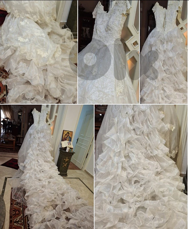 versace wedding dress/ فستان عرس فيرساشي