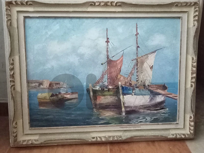 oil painting by T. L. Novaretti