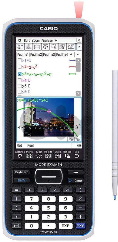 casio classpad II cp 400 mode examen