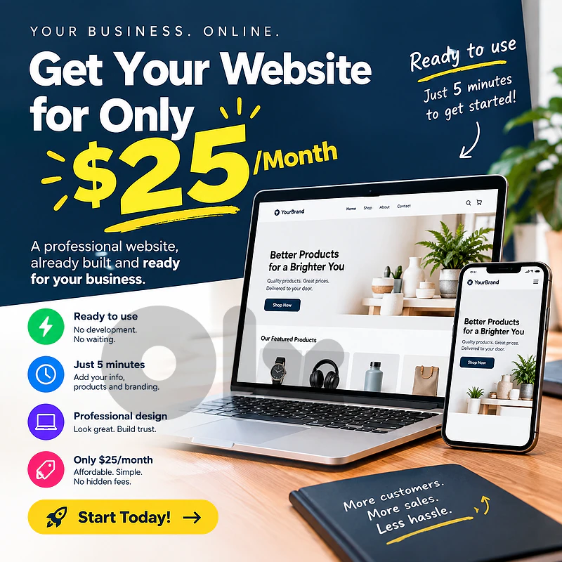 A Pro Website. Just $25/Month. A Pro Website. Just $25/Month.