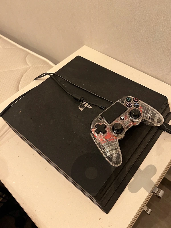 ps4 console with controller