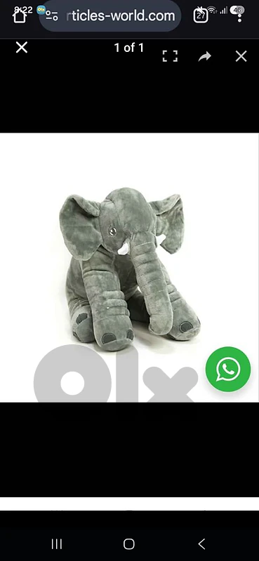 elephant big as the photo