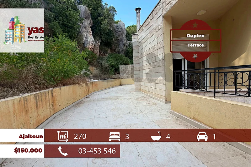Ajaltoun 270m2 | Duplex | Prime Location | Excellent Condition | EL